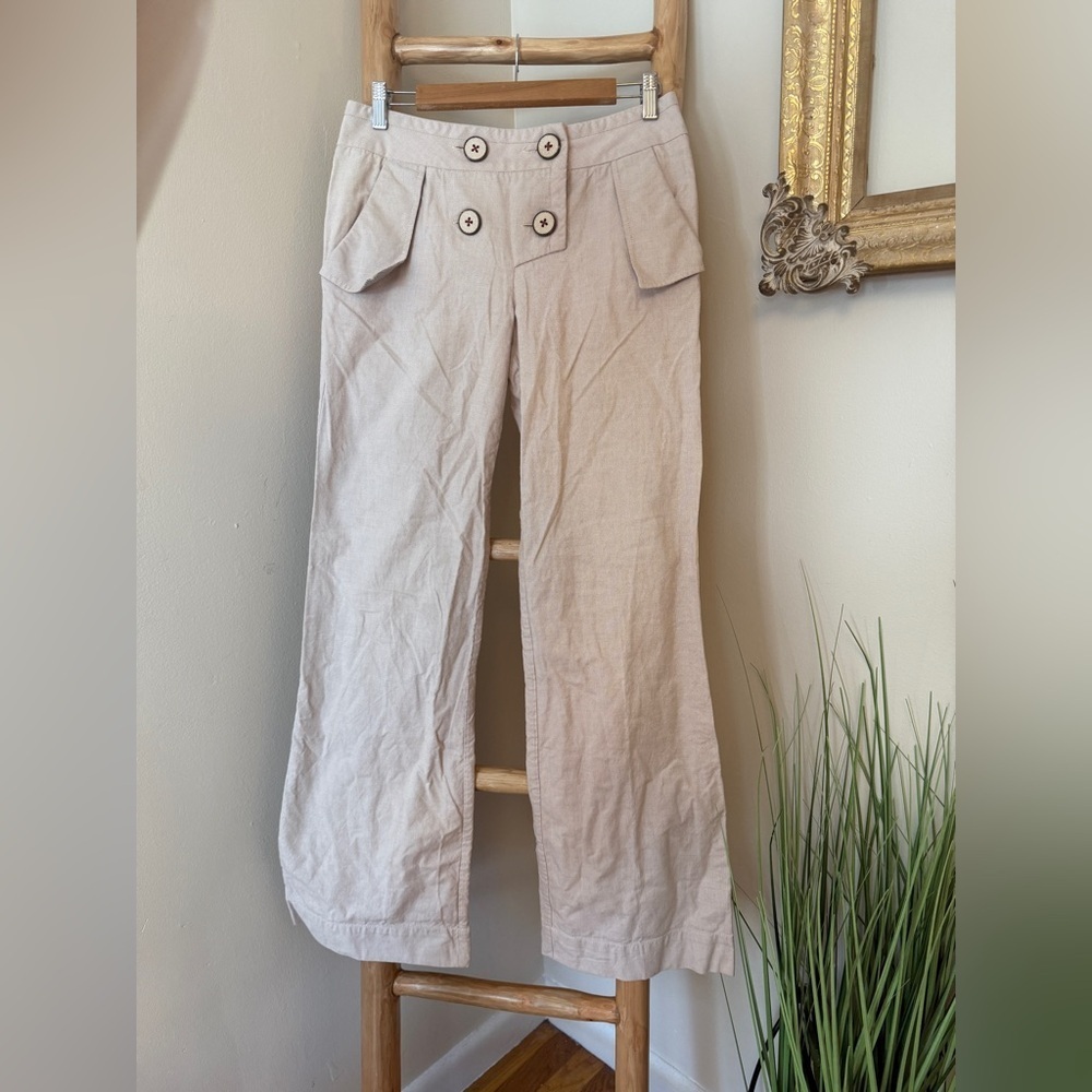 TROVATA BIRDS OF PARADISE WIDE LEG PANTS 6 Texture Spring Academic